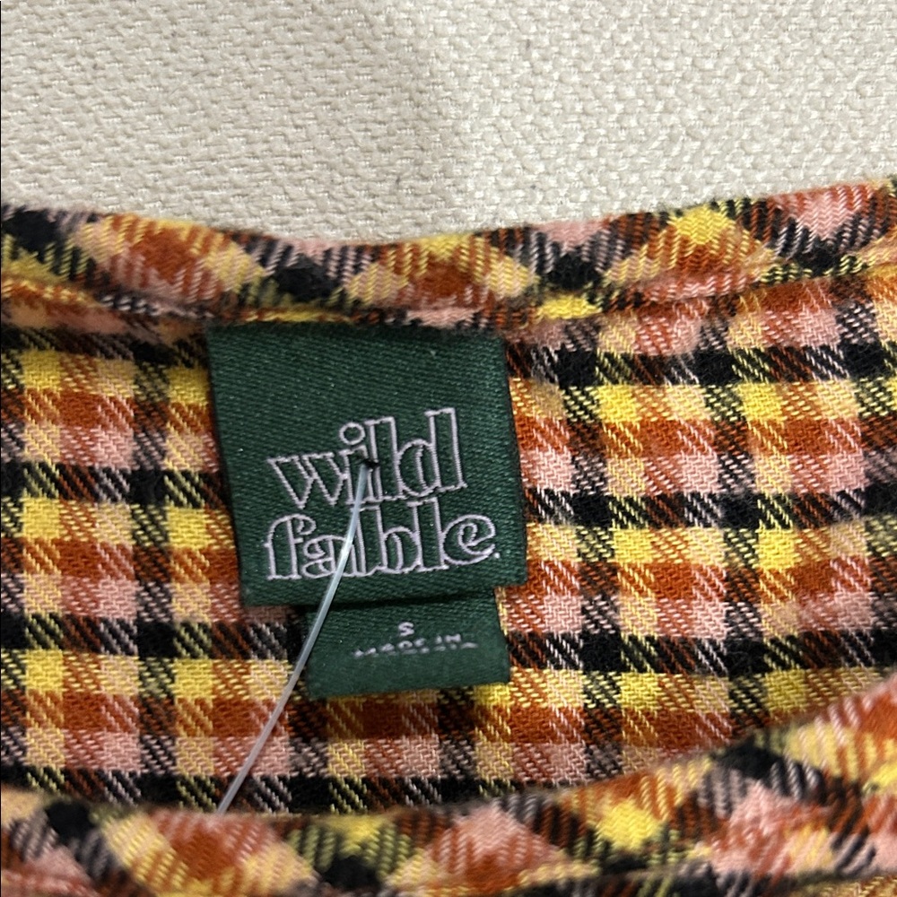 Plaid Print Wild Fable Spaghetti Strap Dress - Picture 2 of 3